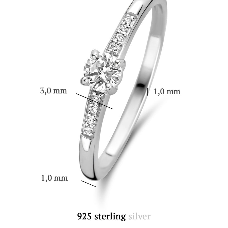 Parte Di Me Ponte Vecchio Santa Trinita 925 sterling zilveren ring PDM33004-50-zoom-
