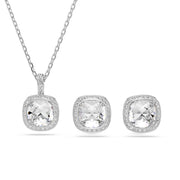 Swarovski Una Angelic Cushion Silver-Tone Jewellery Set 5754343
