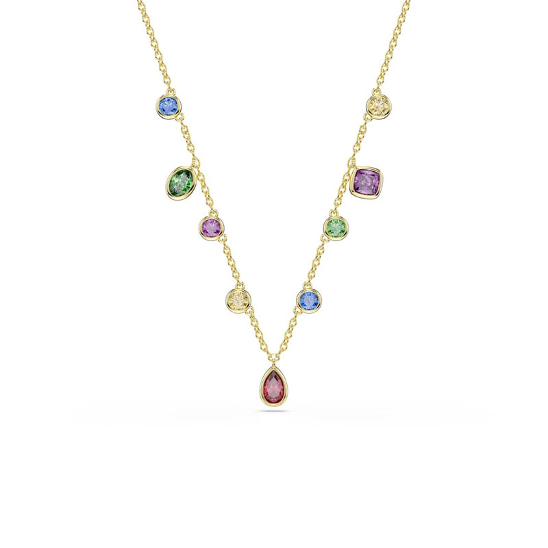 Swarovski Imber Organic Gold-Tone Multicolour Necklace 5753274-zoom-