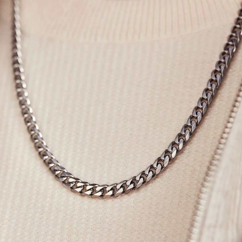 Sem Lewis Battersea Northcote Road Necklace Gunmetal SL380006-zoom-