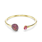 Swarovski Sublima Glam Gold-Tone Bangle with Red Accents 5752896
