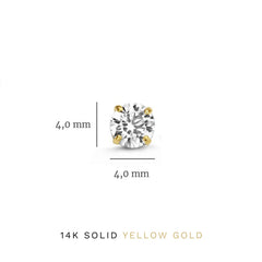 Isabel Bernard Cadeau d'Isabel 14 Carat Golden Earrings set IB90079