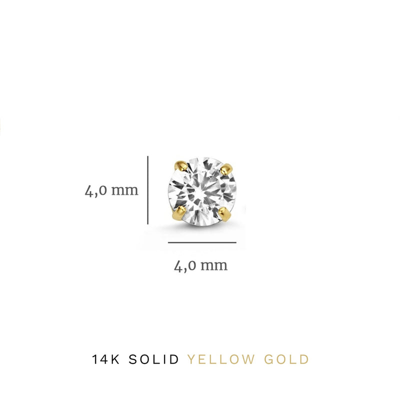Isabel Bernard Cadeau d'Isabel 14 Carat Golden Earrings set IB90079-zoom-