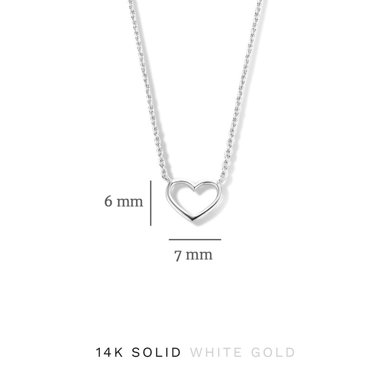 Isabel Bernard Cadeau d'Isabel 14 Carat Whitegold Necklace and Bracelet giftset IB90059-zoom-