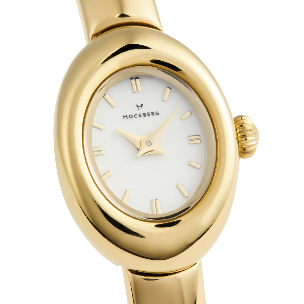 Mockberg Belle Oval Petite Gold Small Bangle Women's Watch MB1769