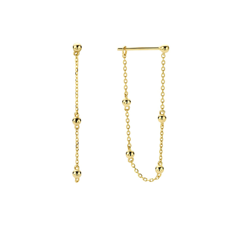 Jackie Gold 14 karat gold Ear Stud JKE22.261-zoom-