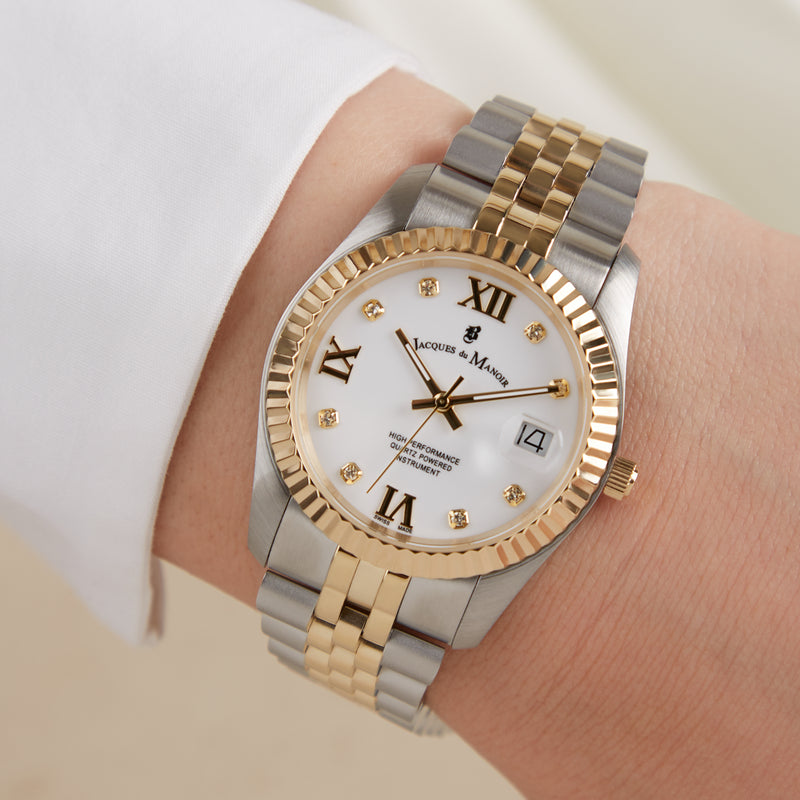 Jacques du Manoir Inspiration Prestige Gold Watch JWL01305-zoom-