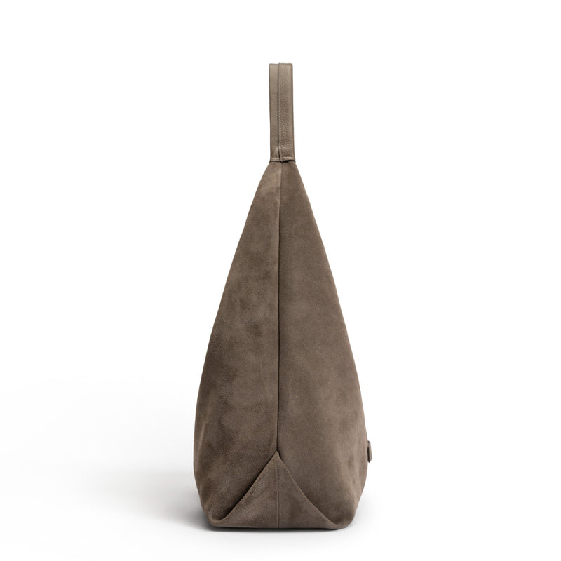 Isabel Bernard Honoré Grace taupe suede shoulder bag IB25093-178-zoom-