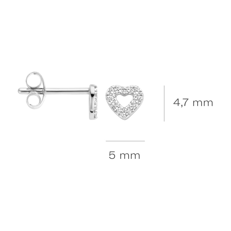 Blush 14 karat white gold Earrings 7299WZI-zoom-