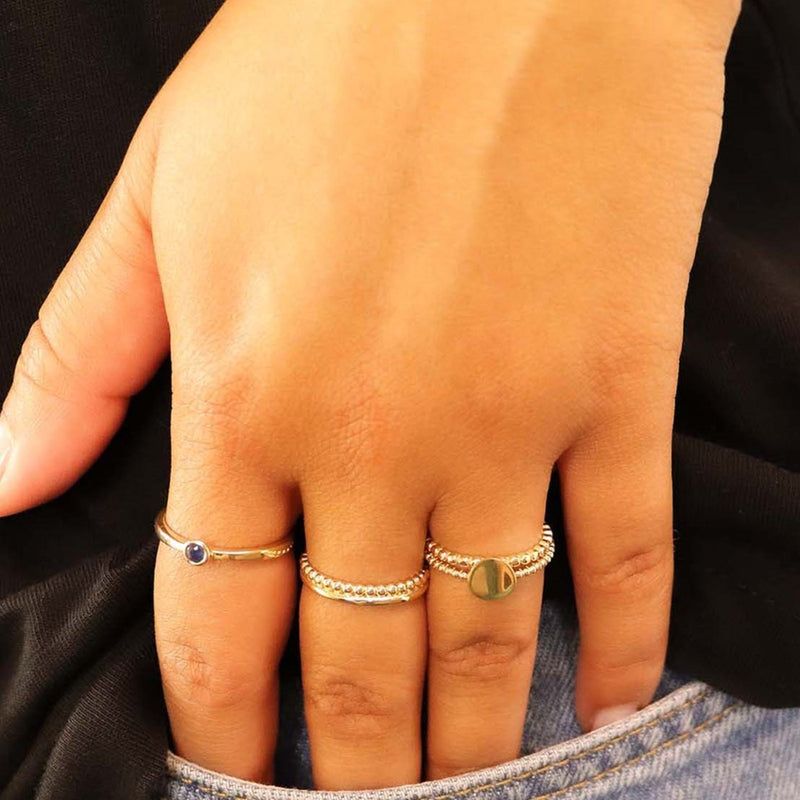 Jackie Gold 14 karat gold Ring JKR22.218.52-zoom-