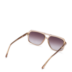 Isabel Bernard La Vilette Transparent Brown Sunglasses IB380009-14-14