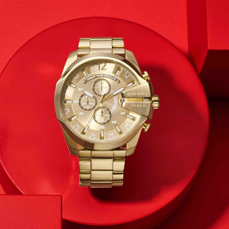 Diesel Mega Chief Gold Watch DZ4360-zoom-