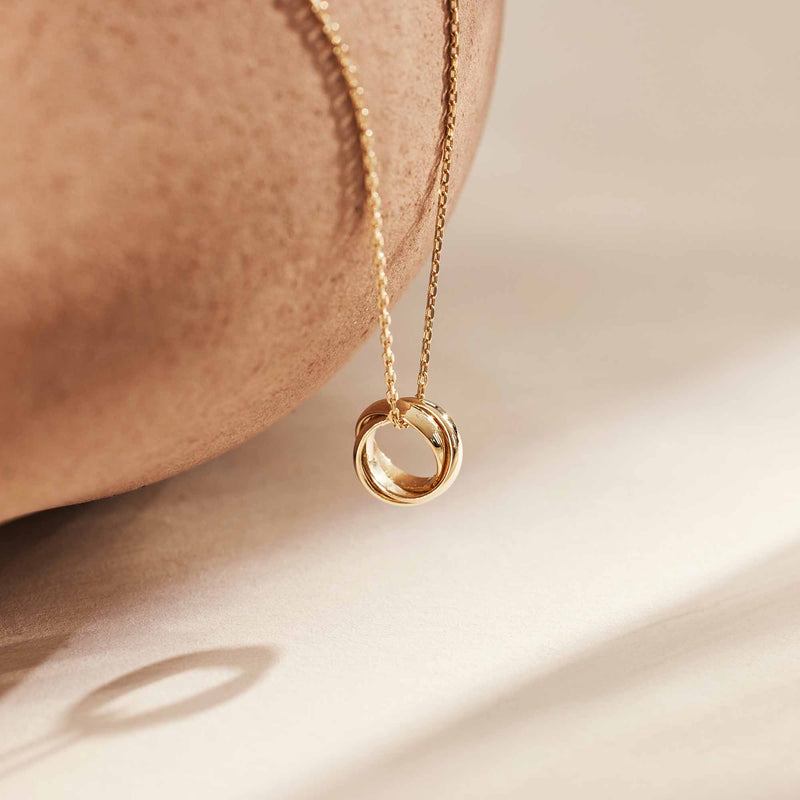 Isabel Bernard Rivoli Méline 14 Carat Golden Necklace IB340150-zoom-