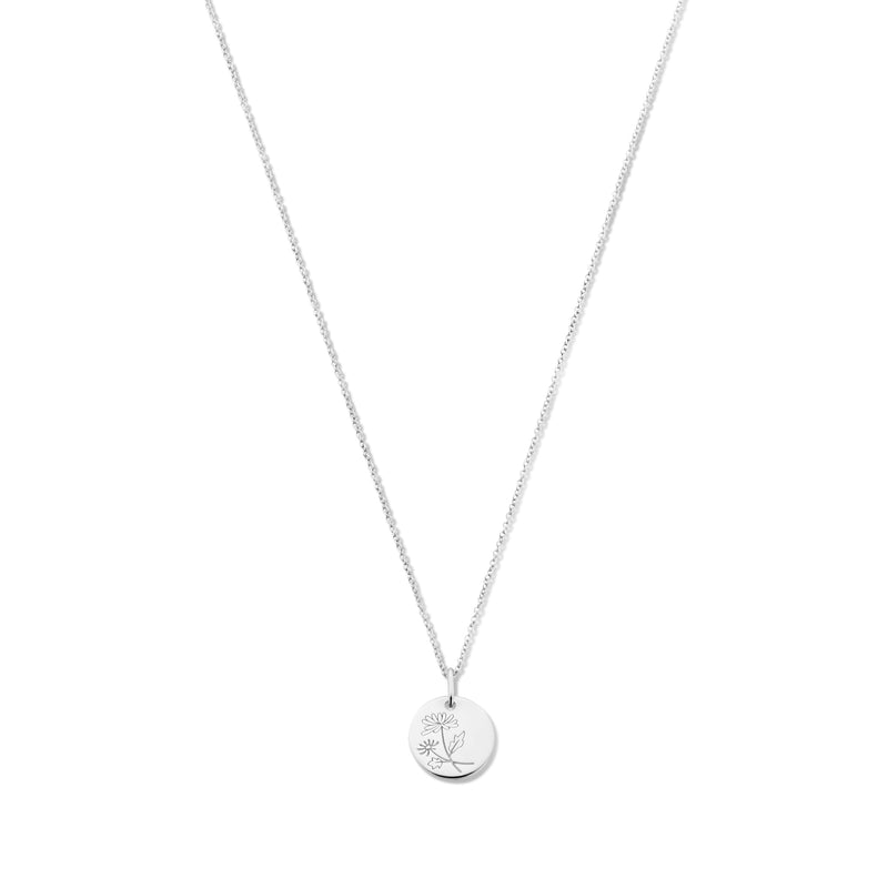 Violet Hamden Venus 925 Sterling Silver Necklace with Birthflower VH340026-MAY-zoom-