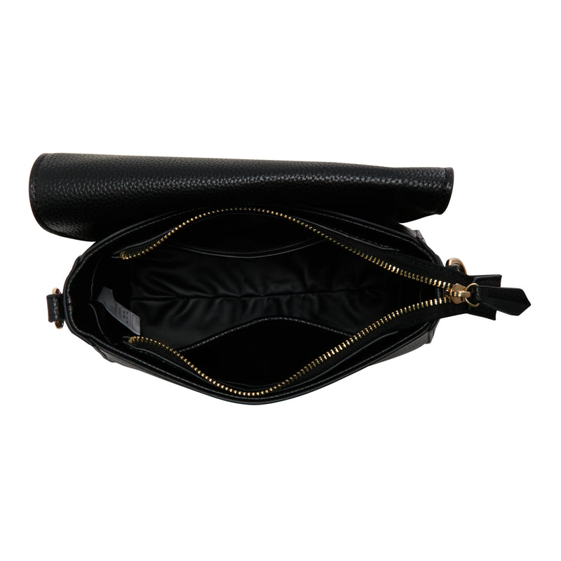 Valentino Bags Brixton Black Crossbody Bag VBS7LX08NERO-zoom-