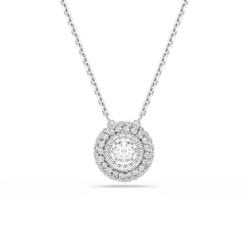 Swarovski Sublima Glam Silver-Tone Necklace 5738246-zoom-