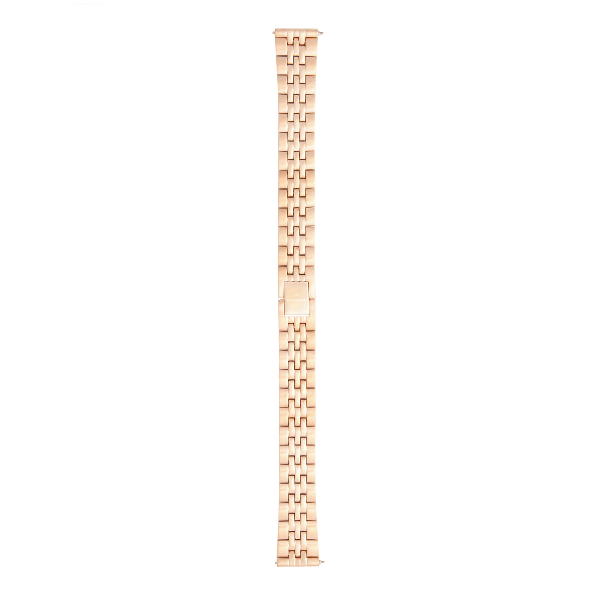 Violet Hamden Sunrise Roesgoldcoloured Stalen Watch Strap VH43004