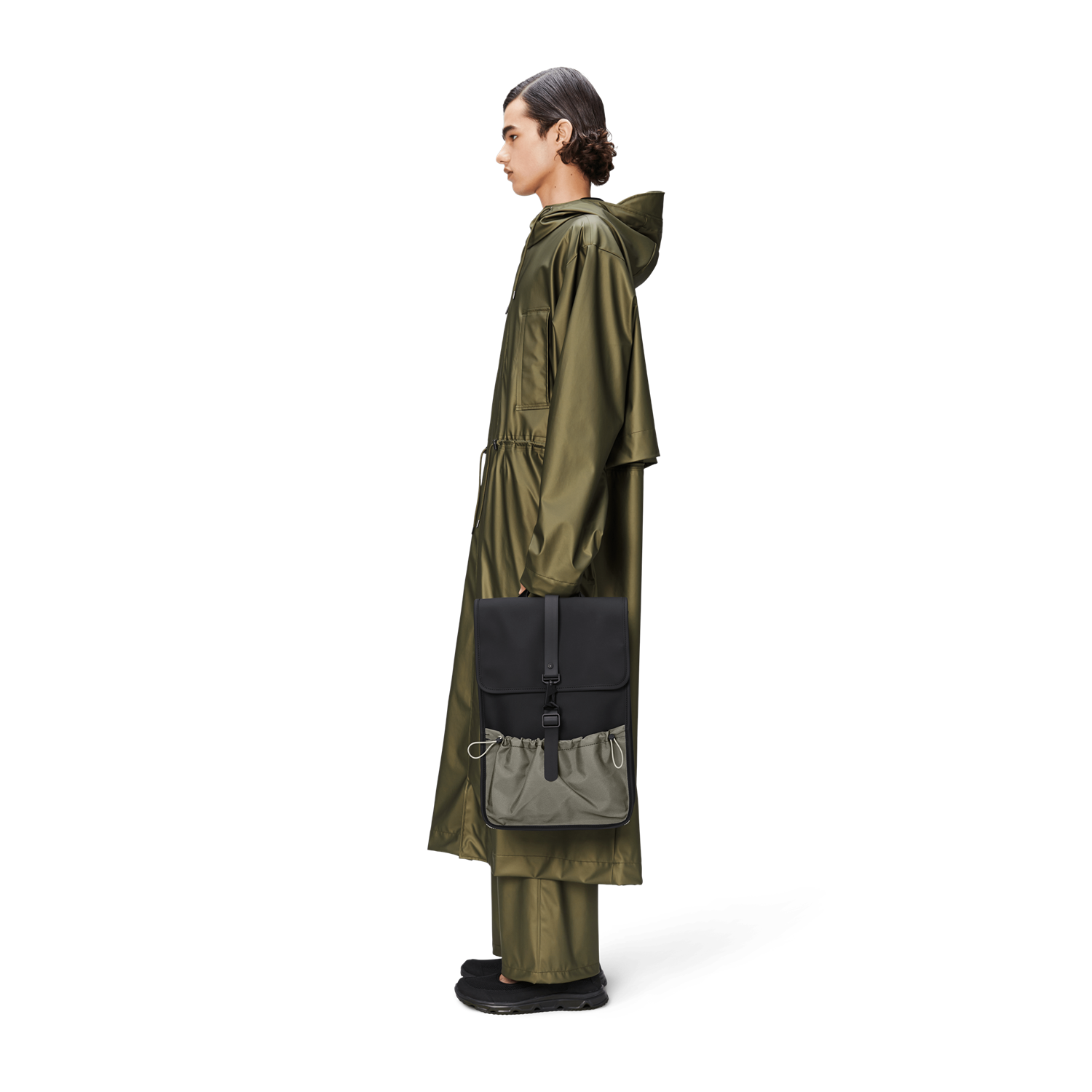 Rains Mix Mini Black Shopper R14280-01