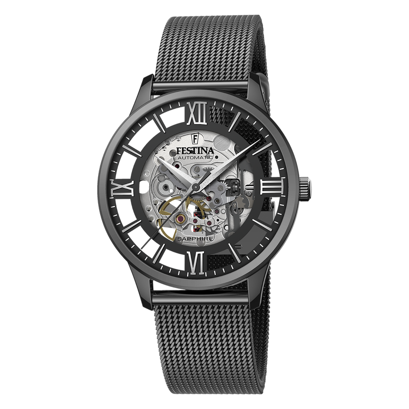 Festina Black Automatic Watch F20535-1-zoom-