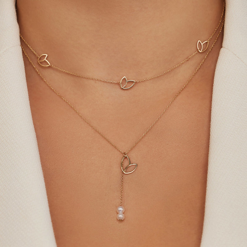 Isabel Bernard Cadeau d'Isabel 14 karat gold necklace and bracelet gift set IB90187-zoom-
