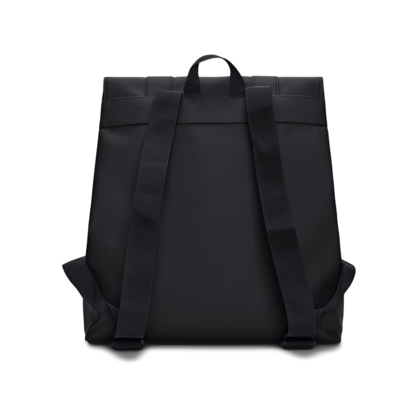 Rains MSN Black Backpack Polyester Bag R13300-01
