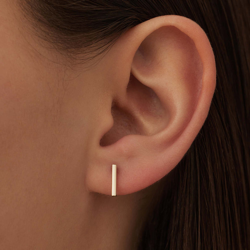 Isabel Bernard Le Marais Rosalie 14 Carat Golden Ear Studs IB360215-zoom-