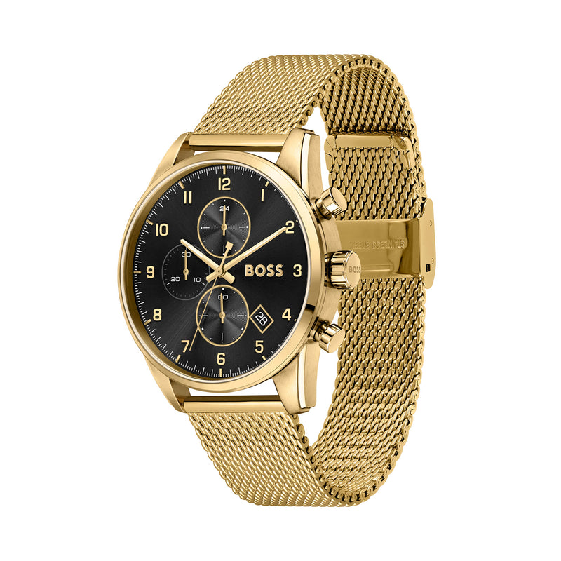 Hugo Boss BOSS SKYMASTER Zwart Heren Horloge 2002-HB1513838-zoom-