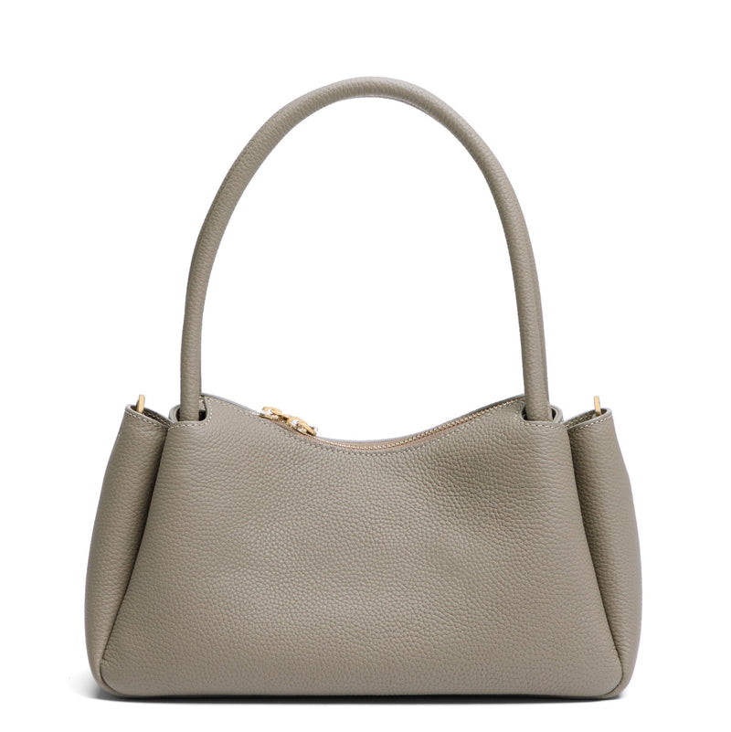 Isabel Bernard Honoré Eve Taupe Calfskin Leather handbag IB21133-078-zoom-