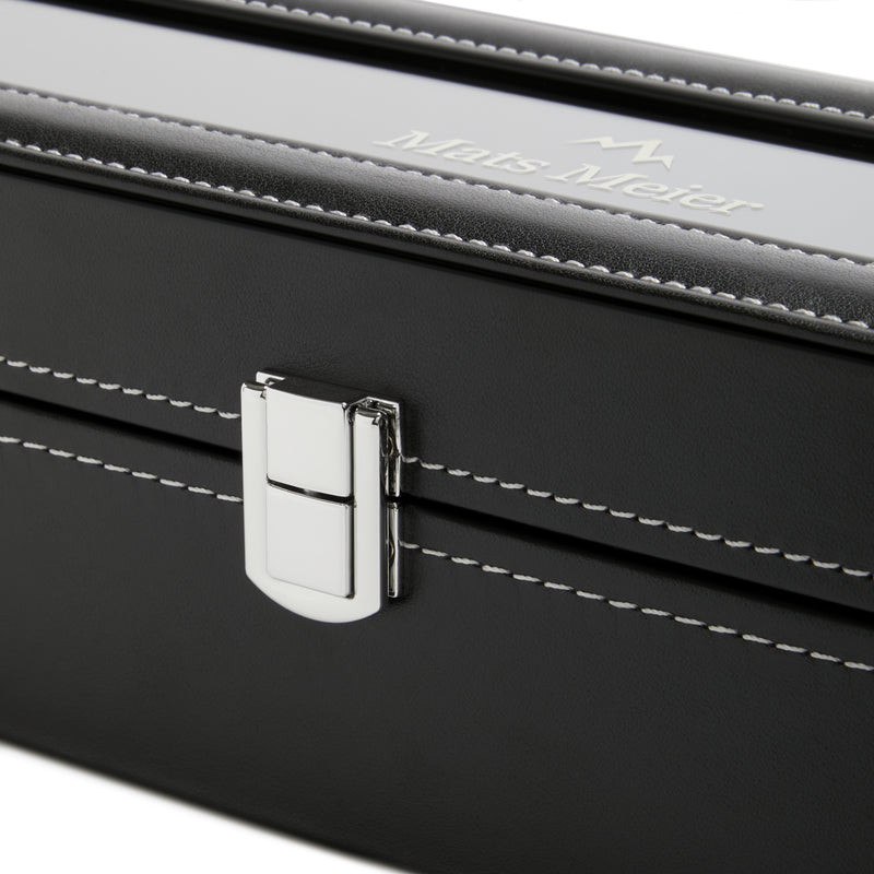 Mats Meier Mont Fort Black Watchbox voor 6 Watchs-zoom-