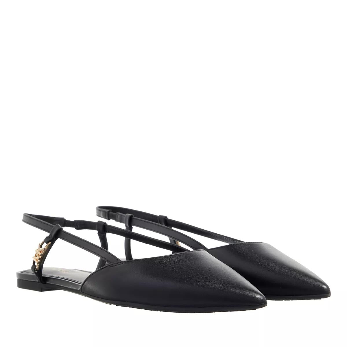 Michael Kors Zwarte Leren Ballerina's 2001-A0224324_37