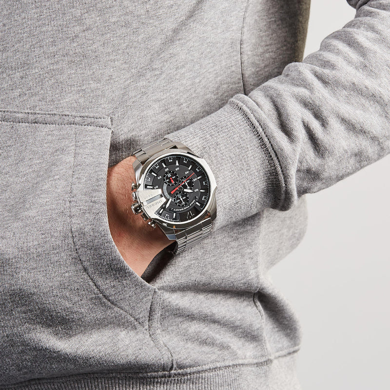 Diesel Mega Chief Silver Watch DZ4308-zoom-