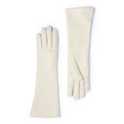 Isabel Bernard Honoré Ines cream goatskin leather gloves IB67005-372-7