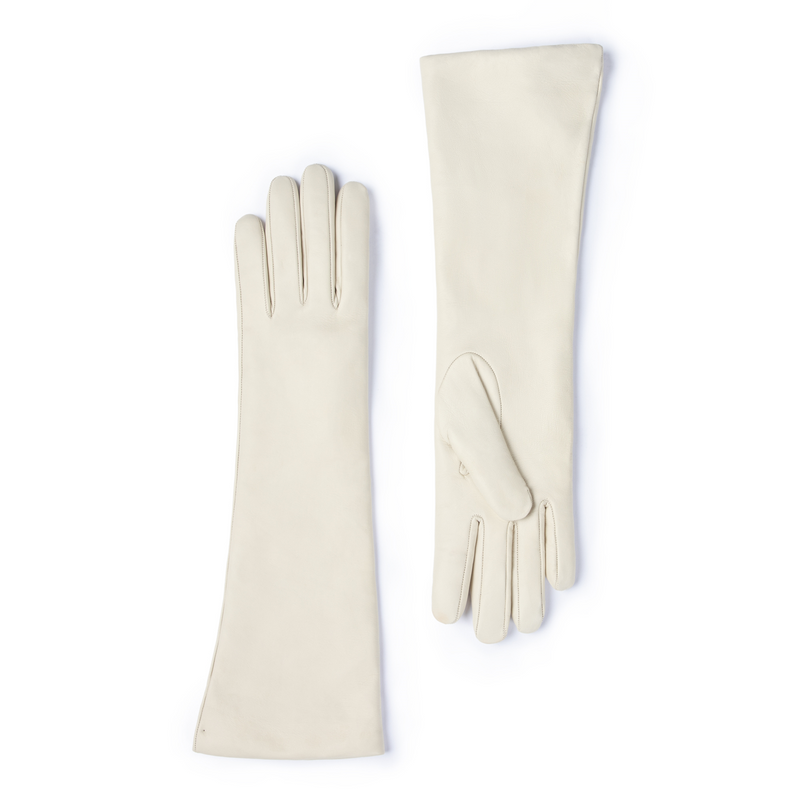 Isabel Bernard Honoré Ines cream goatskin leather gloves IB67005-372-7-zoom-