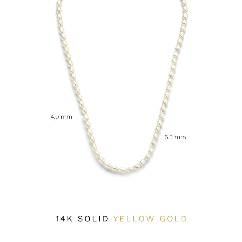 Isabel Bernard Cadeau d'Isabel 14 karat gold necklace and bracelet gift set with freshwater pearls IB90174-zoom-