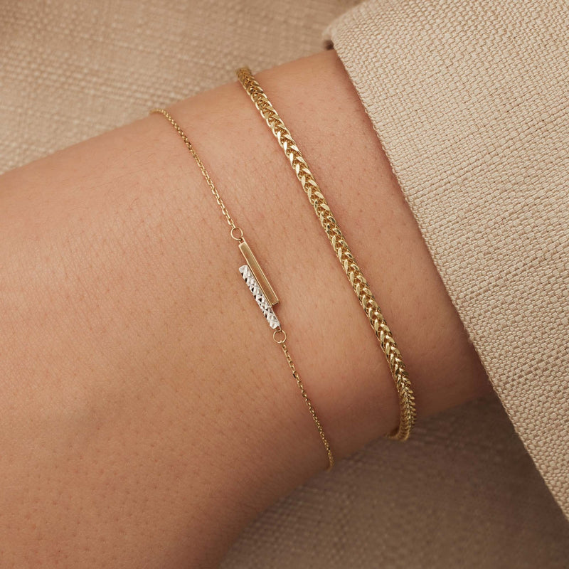 Isabel Bernard Cadeau d'Isabel 14 karat gold necklace and bracelet gift set with rods IB90189-zoom-
