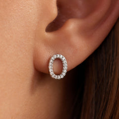 Parte Di Me Bibbiena Poppi Clara 925 Sterling Silver Ear Studs PDM36195