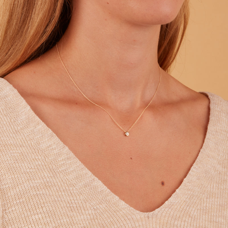 Blush Gold Necklace 3052YZI-zoom-