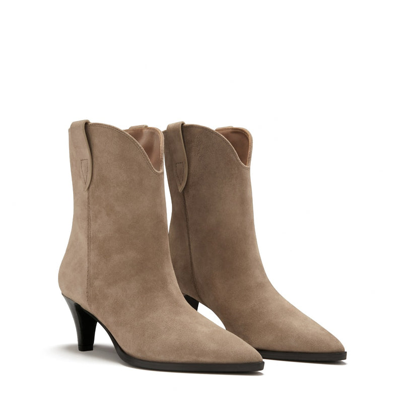 Isabel Bernard Vendôme Louane Taupe Suede Boots IB53009-178-40-zoom-