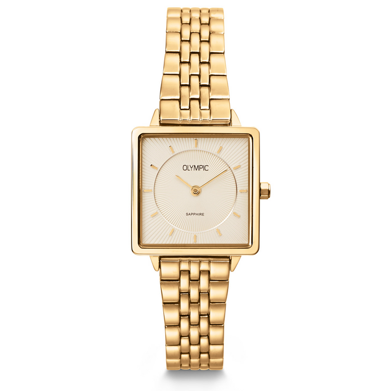 Olympic Gold and Cream Women's Watch OL1DDD001-zoom-