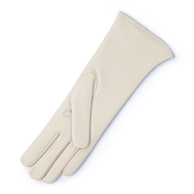 Isabel Bernard Honoré Sylvie cream goatskin leather gloves IB67004-372-7-zoom-