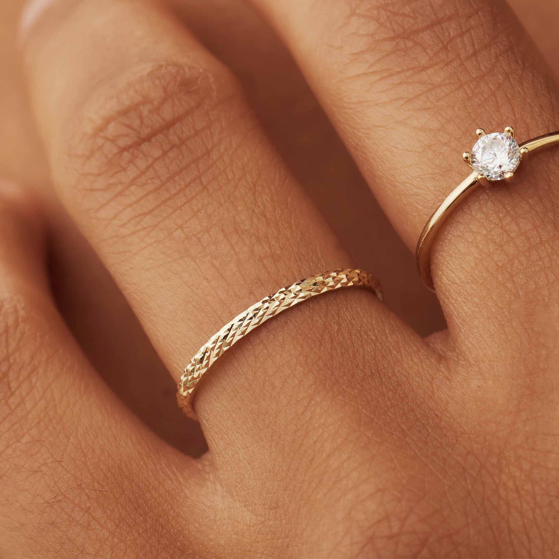 Isabel Bernard Rivoli Laura 14 Carat Gold Ring IB330064-60