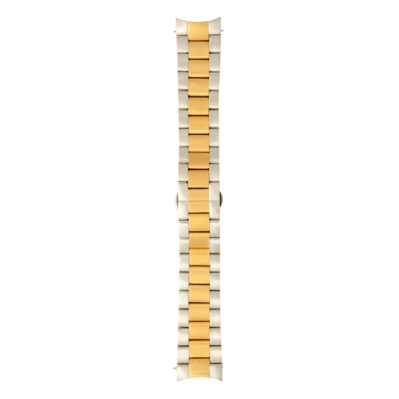 Sem Lewis Metropolitan stalen Watchstrap 24 mm Silver-coloured and Gold-coloured SL620027-zoom-