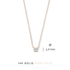 Isabel Bernard Cadeau d'Isabel 14 Carat Rosegold Necklace and Bracelet giftset IB90031