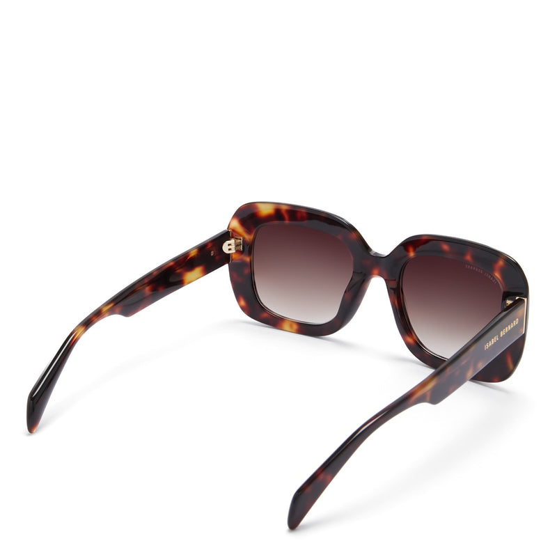 Isabel Bernard La Villette Rive Bruin Tortoise Vierkante Zonnebril IB400003-14-14-zoom-