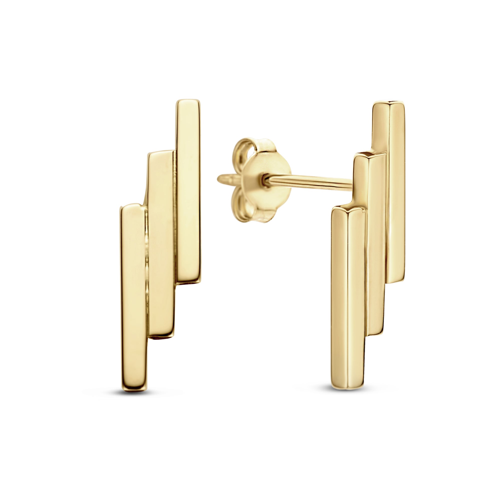 Isabel Bernard Le Marais Rosalie 14 Carat Golden Ear Studs IB360217