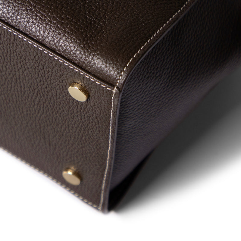 Isabel Bernard Honoré Emma Dark Brown Shoulder Bag IB21134-031-zoom-