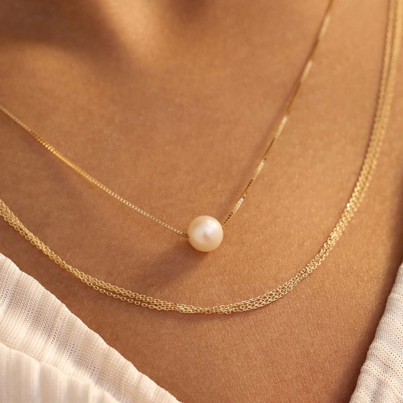 Beloro Jewels La Rinascente Bellisa 9 carat gold Necklace BO340033-zoom-