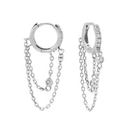 Karma Silver Earrings M3168S