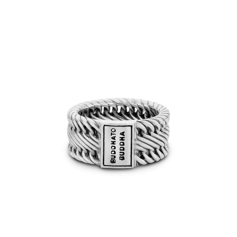 Buddha to Buddha Edwin Small Silver Ring 812 (size 16)-zoom-