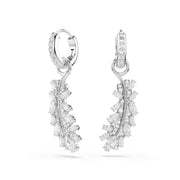 Swarovski Vienna Feather Silver-Tone Earrings 5754272